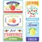 Metal Fruit Crate Label Wall Signs, Kitchen Decor, 5 Designs (11.8 x 7.8 in, 5 Pieces)